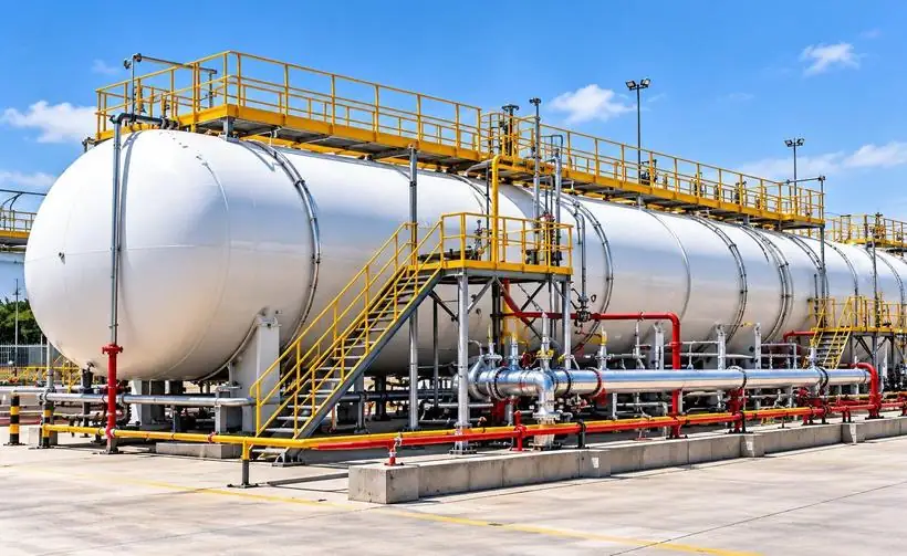 Above-ground LPG storage bullets